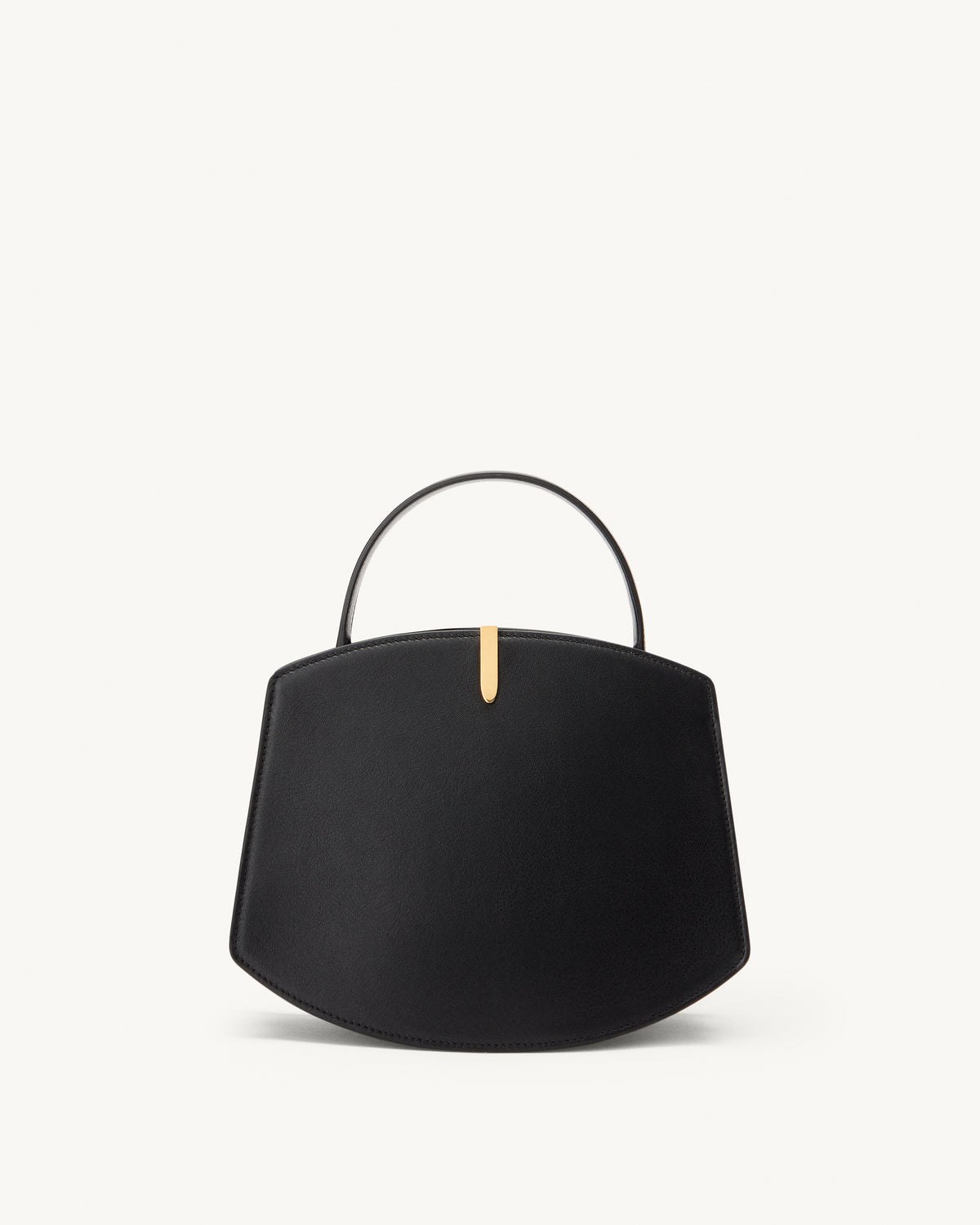 front view of the Florence 20 handbag in Black leather