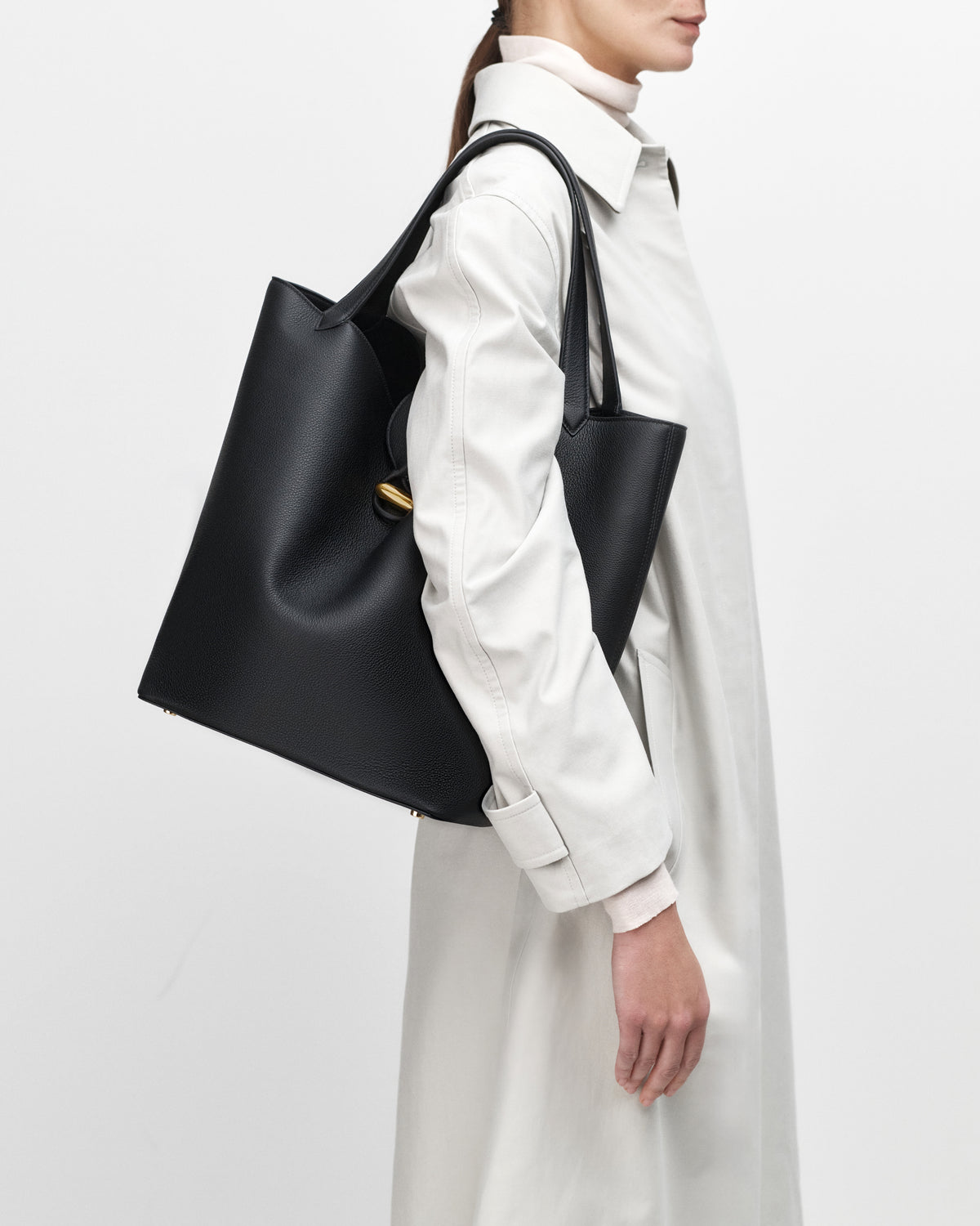 Anello Tote in Milled Leather
