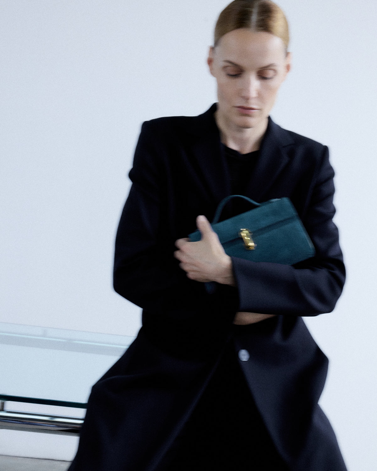 Symmetry Pochette in Suede
