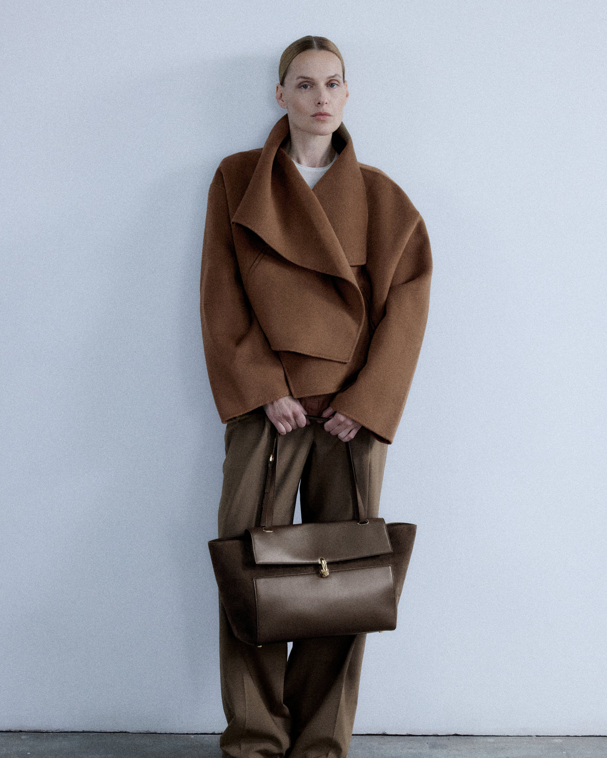 Large Symmetry Trapeze Shoulder Bag