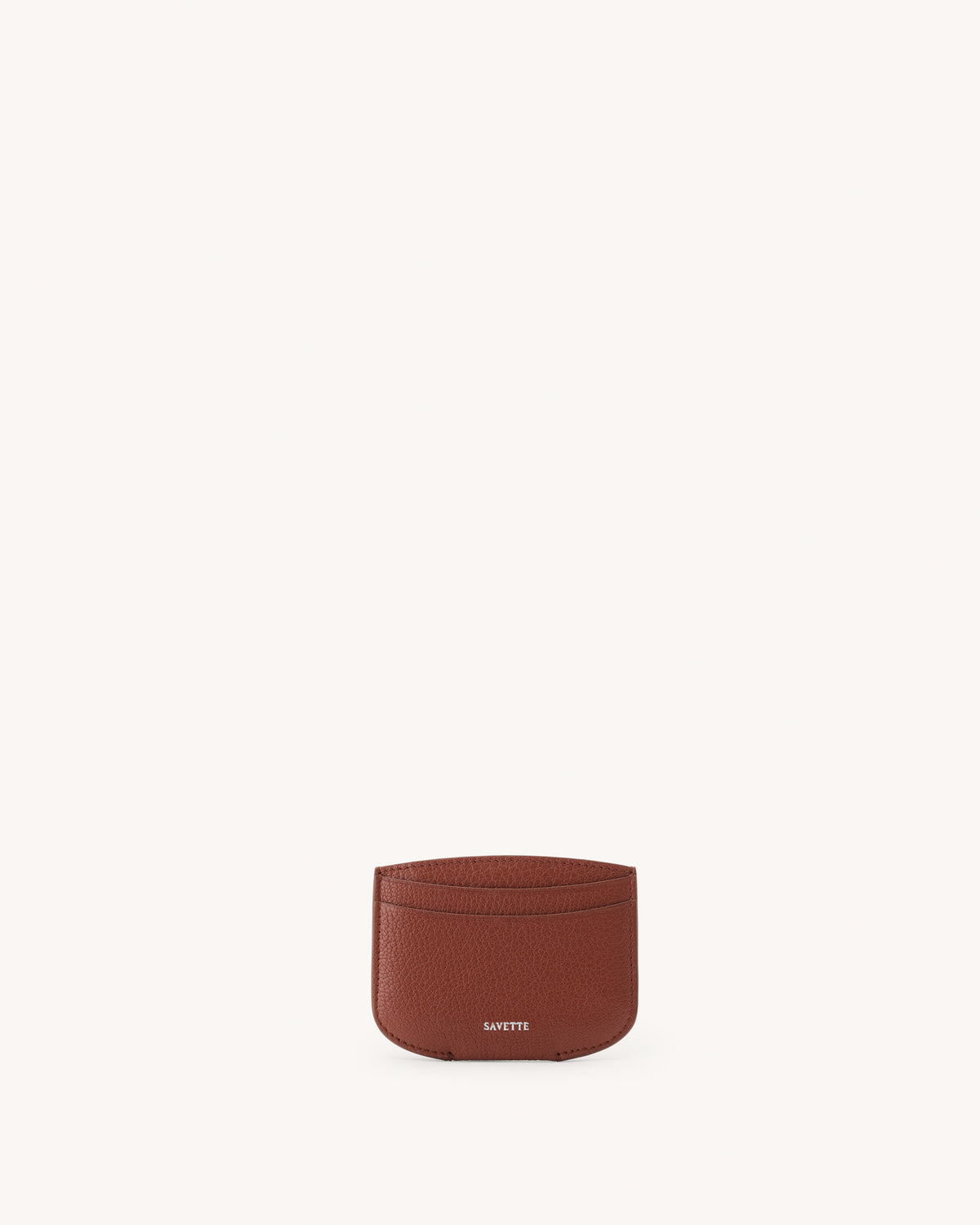 front view of the Card Holder in Maple Chevre